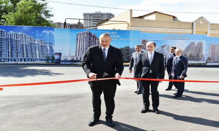 Prezident İlham Əliyev Nərimanov Rayon Məhkəməsini