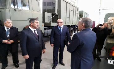 Zakir Həsənov Belarusun hərbi təyinatlı vasitələri