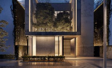 Açıq bağlı ofis binası - FOTO