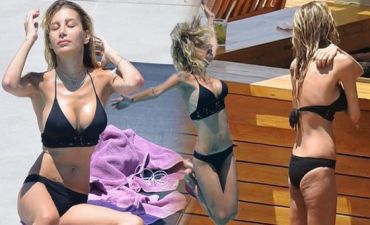 Makiyajsız və selülitli İrem Derici - FOTO
