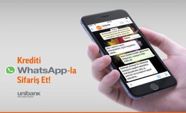 Unibankdan krediti WhatsApp-la götür!