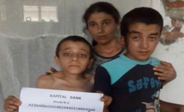 Ata 3 xəstə övladı üçün yardım diləyir - 