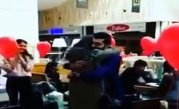 Bakıda romantik evlilik təklifi