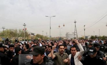 Ərbildə etirazlar başladı: polis müdaxilə etdi