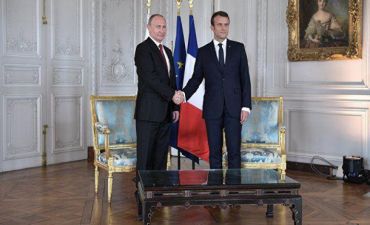 Makron Putinlə görüşdü - YENİLƏNİB - FOTO