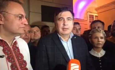 Saakaşvili Lvova gəlib - YENİLƏNİB