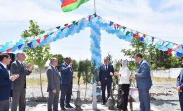 Göyçayın kəndinə içməli su verilib - FOTO