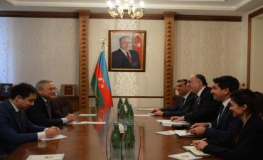 Elmar Məmmədyarov Beybit İsabayevi qəbul edib - FO
