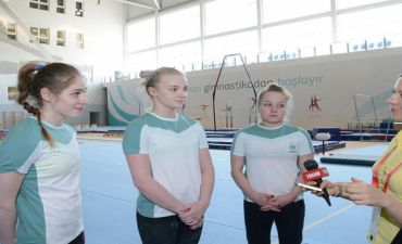 Gimnast qızlarımız İslamiadada yaxşı nəticələr gös